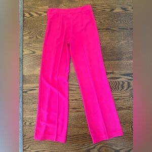 Zara Hot Pink Wide Leg Pants